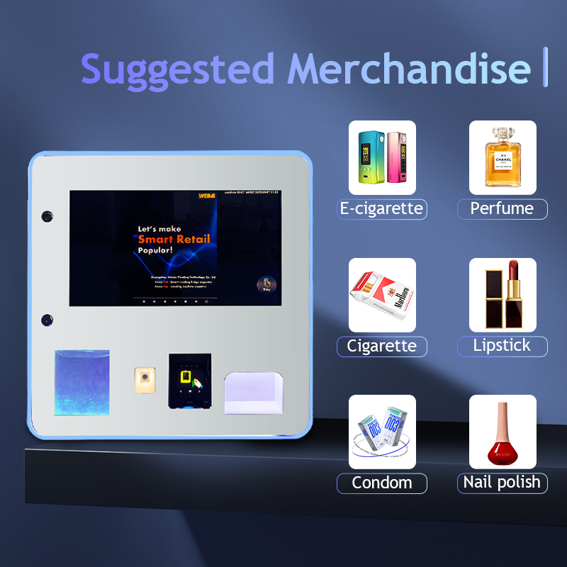 Micron smart desktop mini electronic cigarette vape vending machine with card reader age checker accept customize